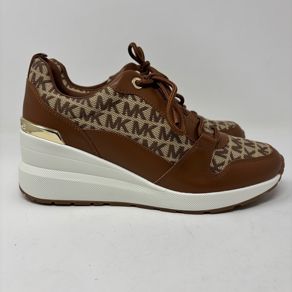 MICHAEL Michael Kors All Over Platform Logo Sneakers Size 8.5 NWOT - Picture 6 of 12